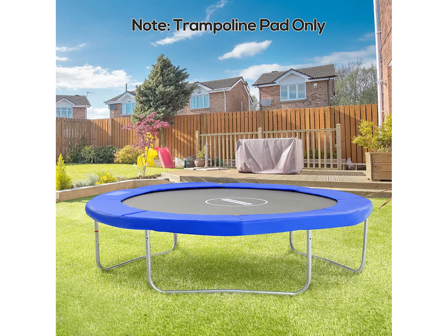 Bordo protettivo per trampolino ø305cm in plastica e pe blu