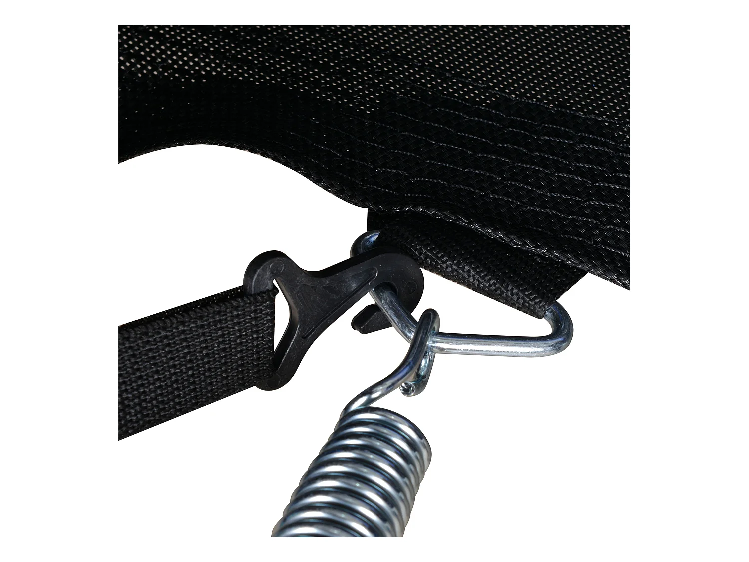 Zanzariera per ombrellone rotondo regolabile con cerniera, nero