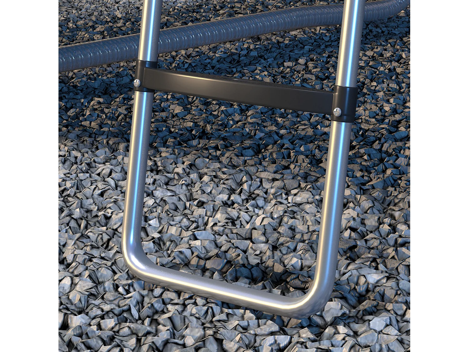 Tenda da sole 3x1.5m telescopica a parete avvolgibile bianco