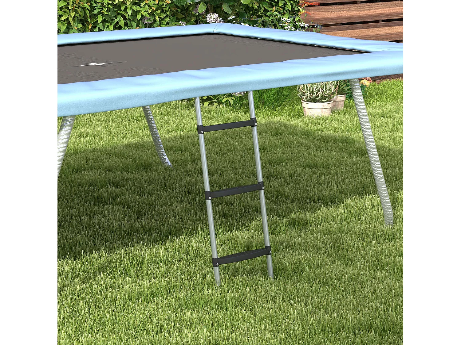 Tenda da sole 3x1.5m telescopica a parete avvolgibile bianco