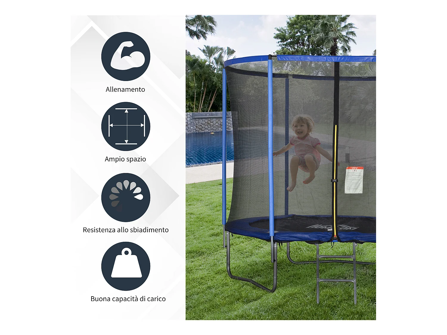 Tetto di ricambio per gazebo traspirante 3x3 m arancione