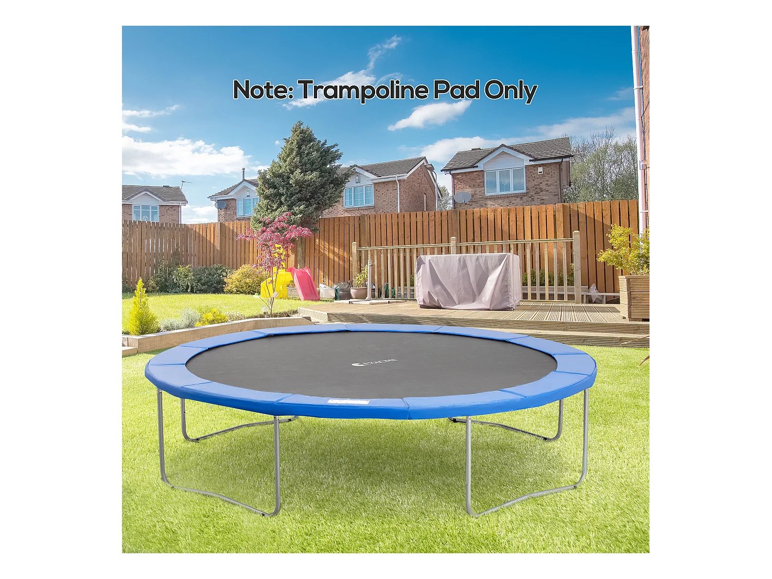 Telo per ombrellone resistente all'acqua con presa d'aria ø295cm bianco