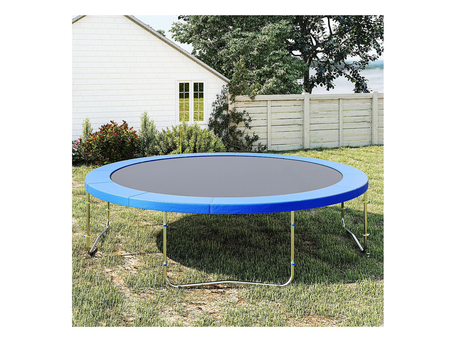 Telo per ombrellone resistente all'acqua con presa d'aria ø295cm bianco