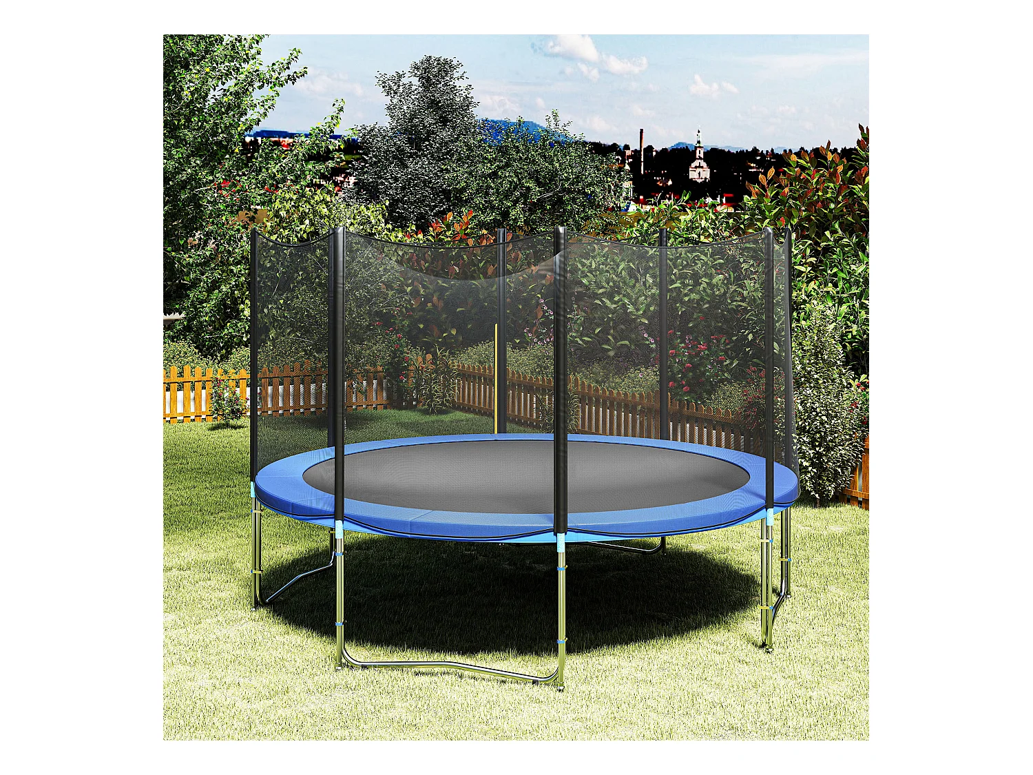 Telo per ombrellone resistente all'acqua con presa d'aria ø295cm bianco