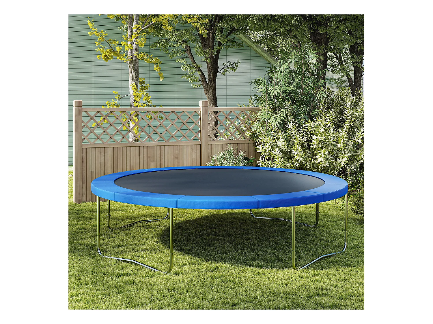 Telo per ombrellone resistente all'acqua con presa d'aria ø295cm bianco