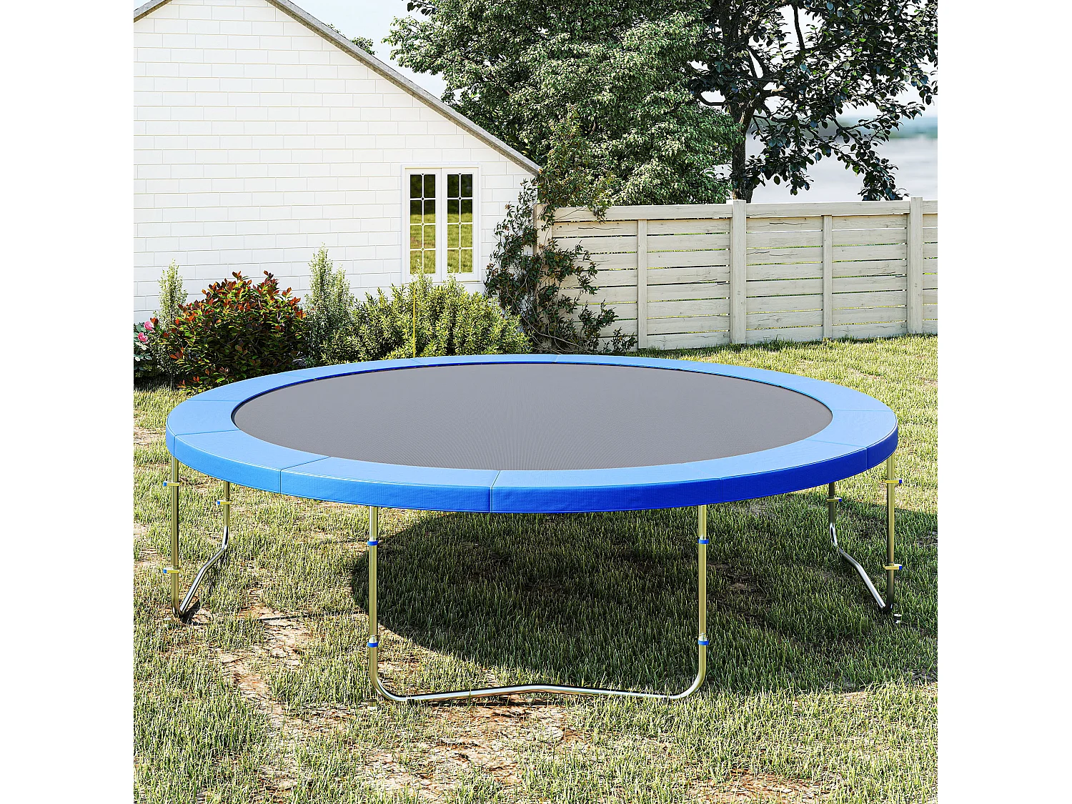 Telo per ombrellone resistente all'acqua con presa d'aria ø295cm bianco