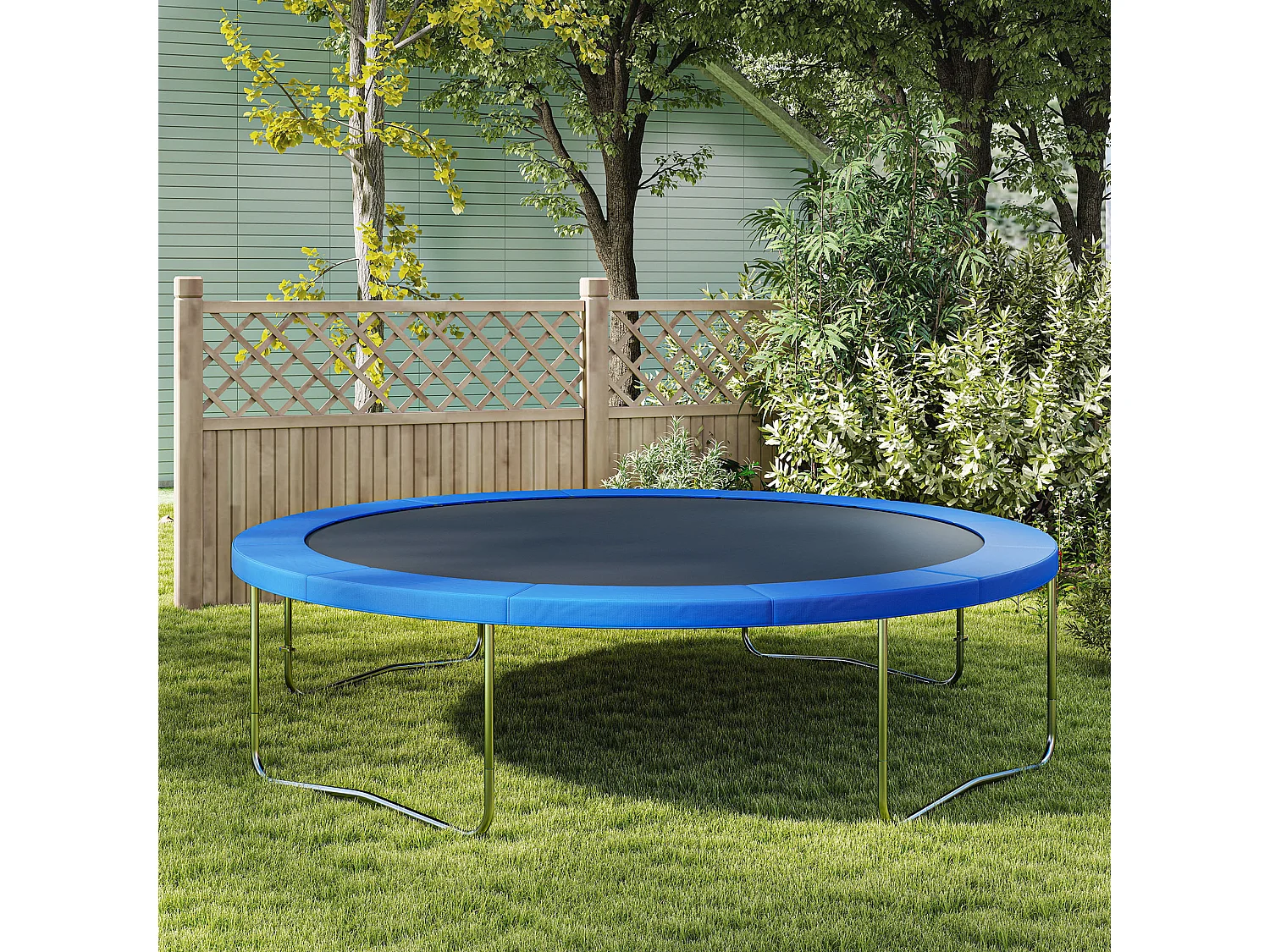 Telo per ombrellone resistente all'acqua con presa d'aria ø295cm bianco