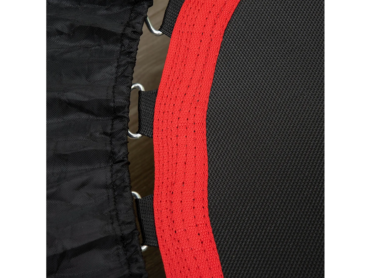 Mini trampolino fitness ø102 cm pieghevole con manubrio regolabile nero