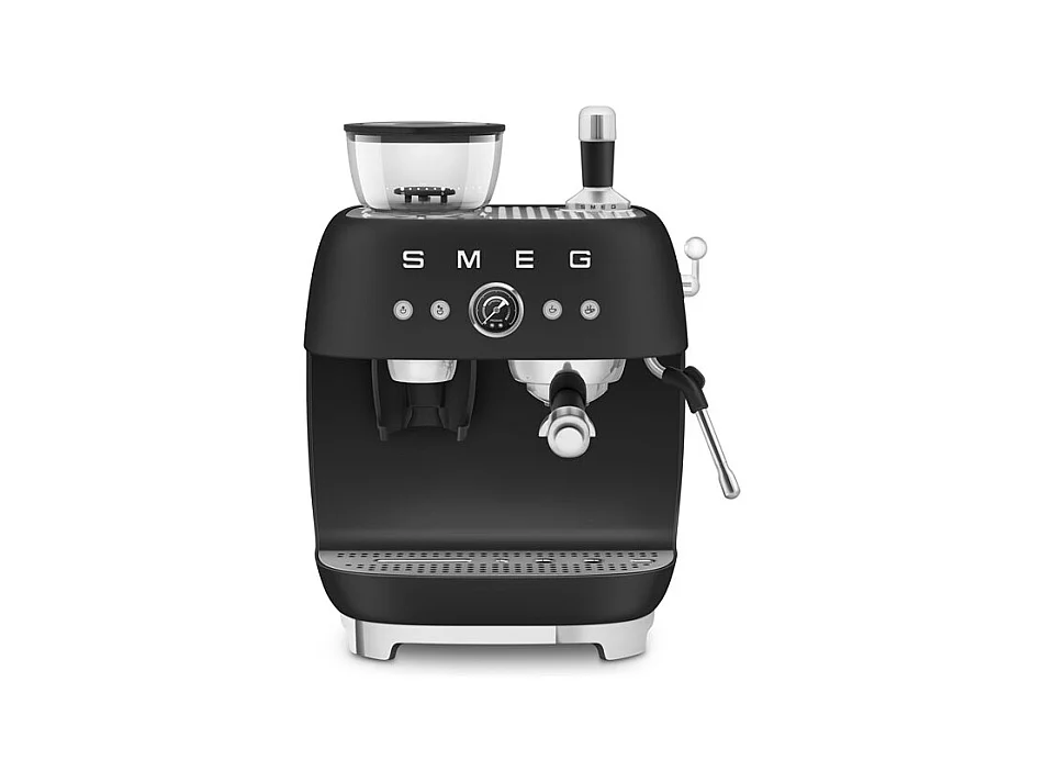 Machine à café combinée Expresso Années 50 noir mat