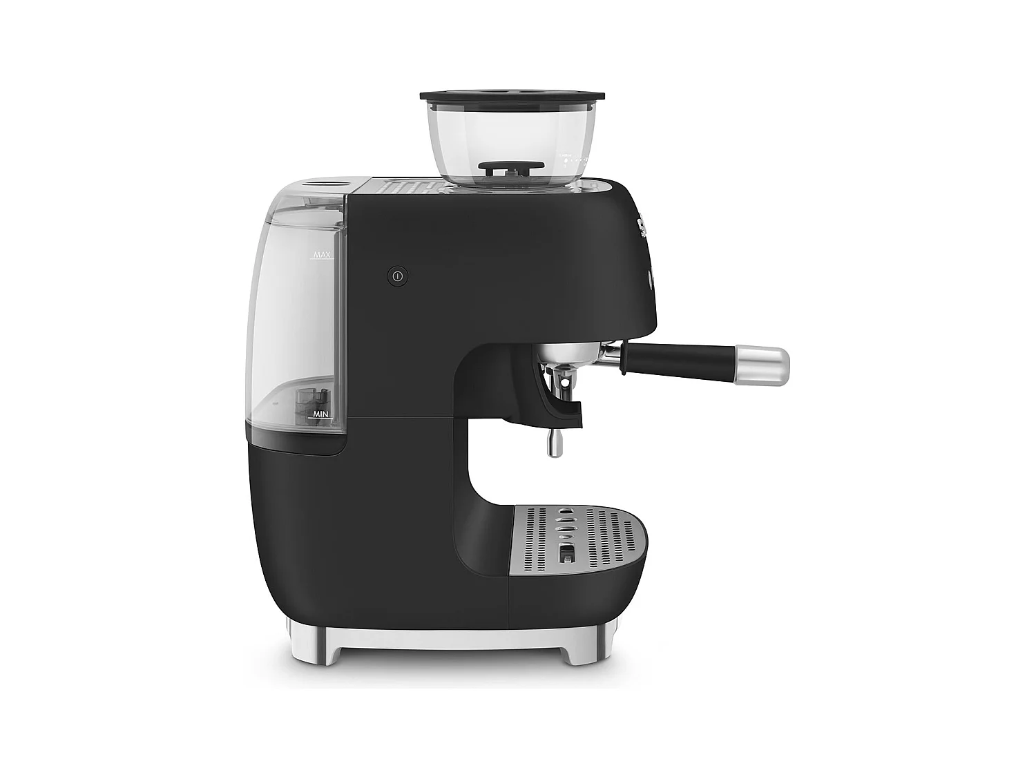 Machine à café combinée Expresso Années 50 noir mat