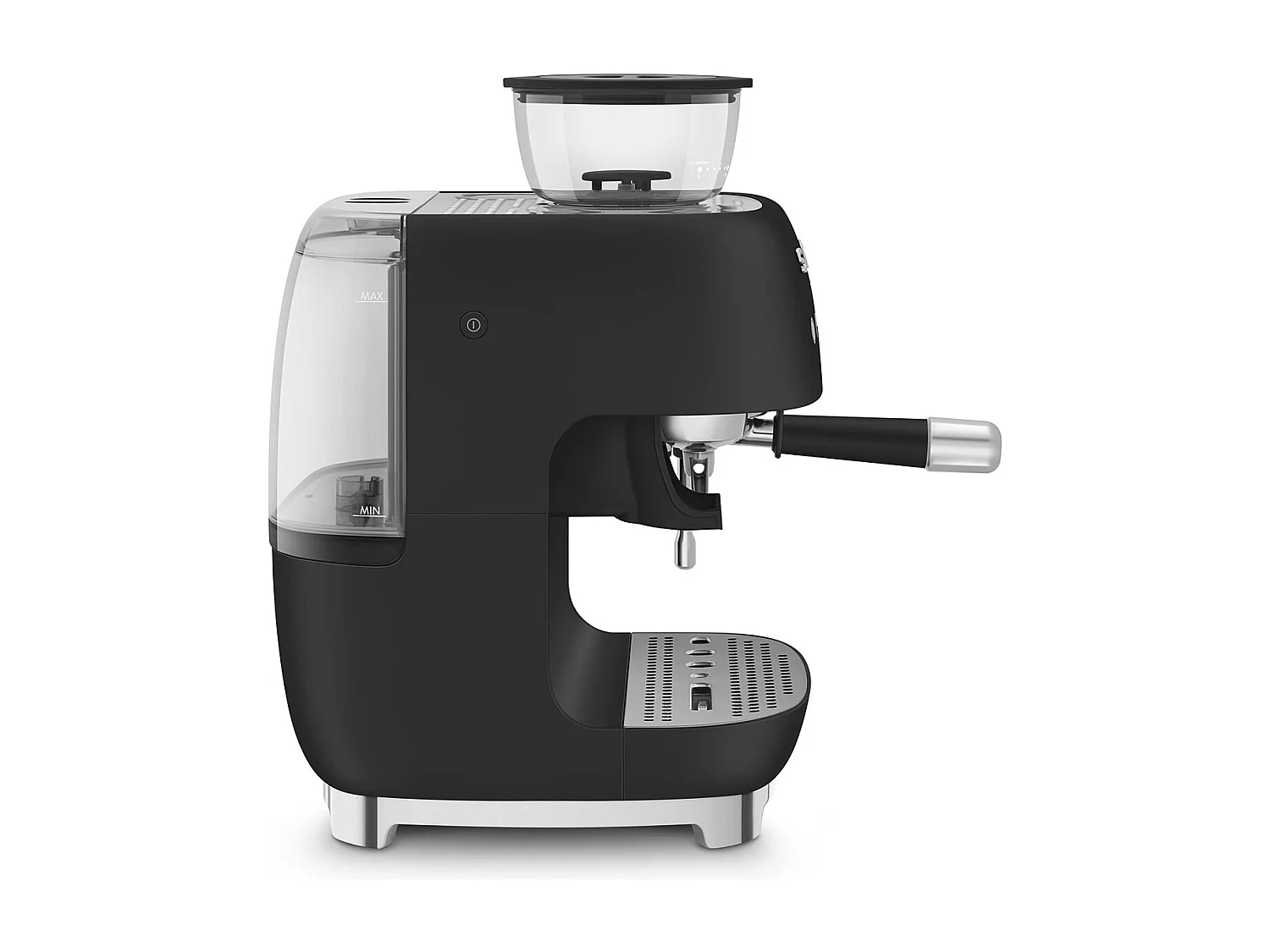 Machine à café combinée Expresso Années 50 noir mat
