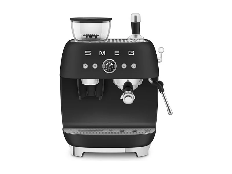 Machine à café combinée Expresso Années 50 noir mat