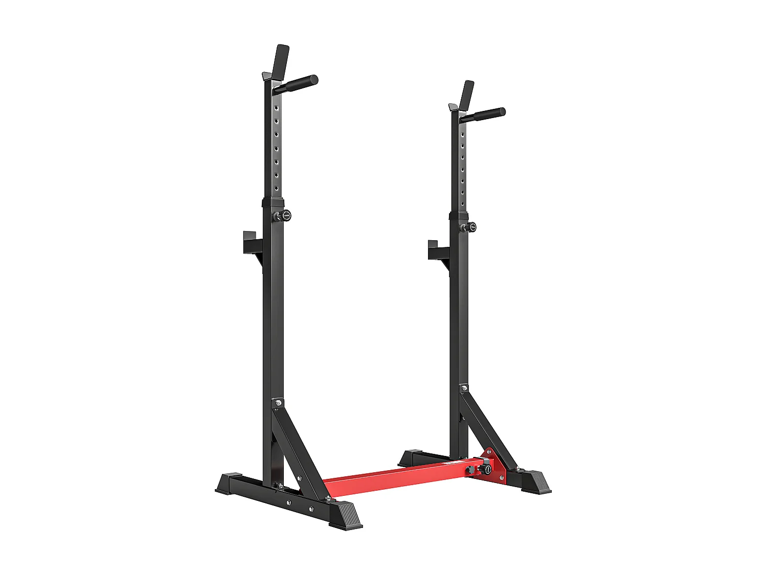 Supporto per bilanciere in acciaio altezza regolabile 121-171cm nero