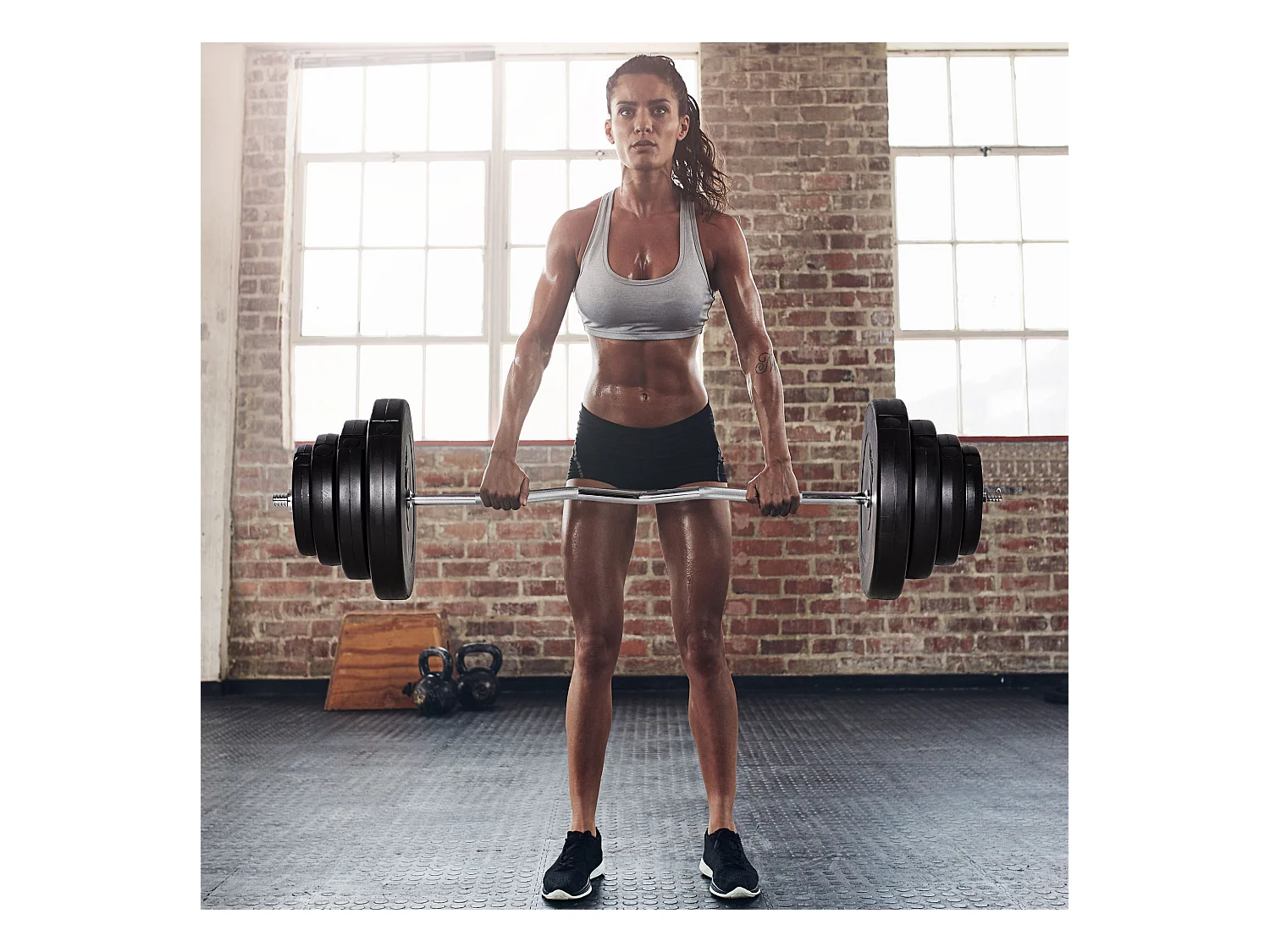 Set bilanciare da 70kg con 8 dischi pesi e barra curva in acciaio