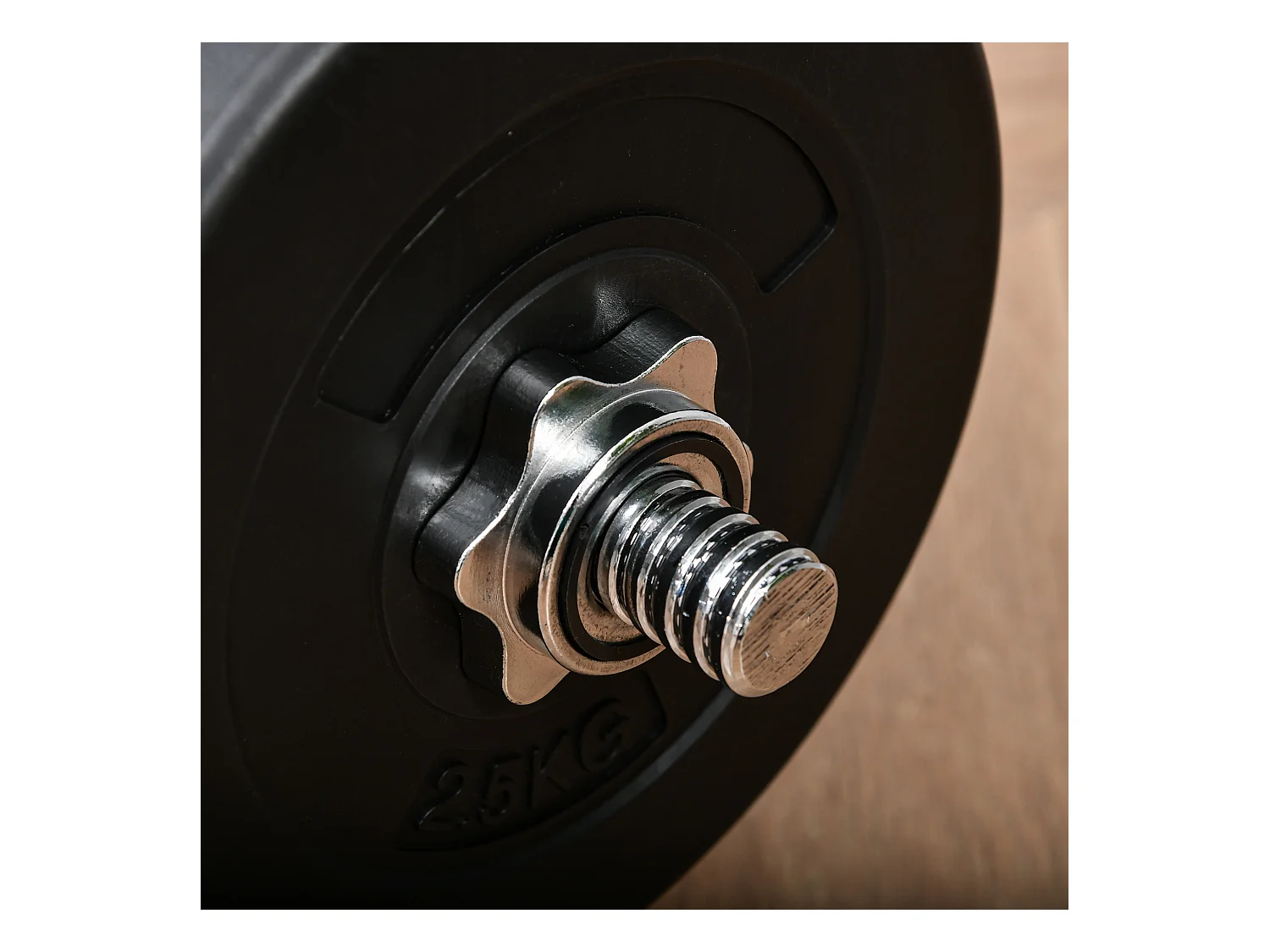 Set bilanciare da 70kg con 8 dischi pesi e barra curva in acciaio