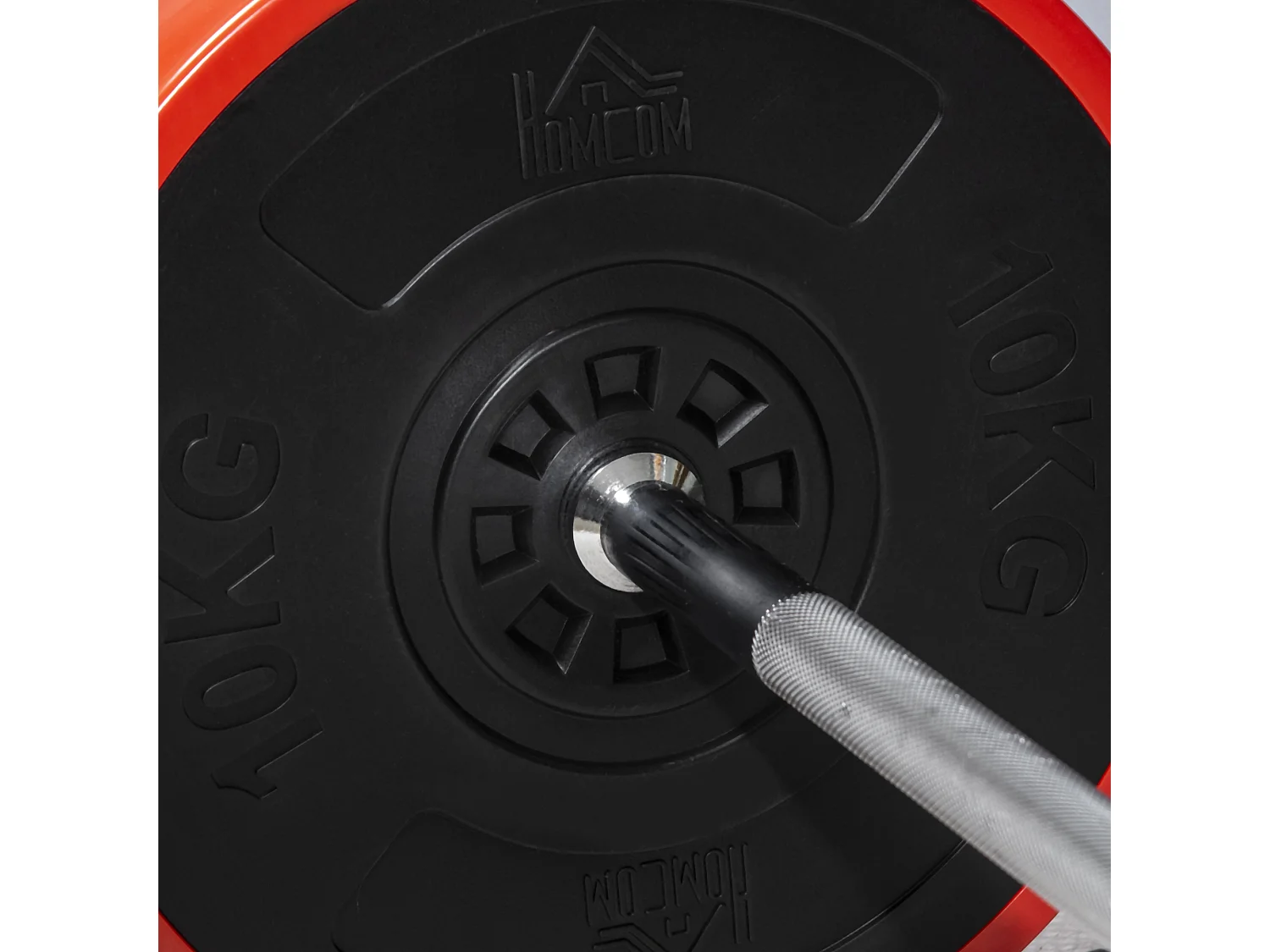 Set bilanciere e dischi 65kg tot in metallo sabbia di ferro e gomma