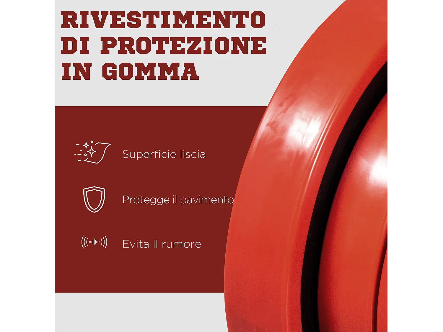 Set bilanciere e dischi 65kg tot in metallo sabbia di ferro e gomma