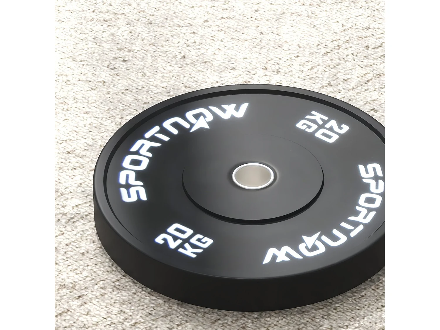 Set 2 dischi palestra da 20kg per bilanciere e manubri con attacco ø5cm