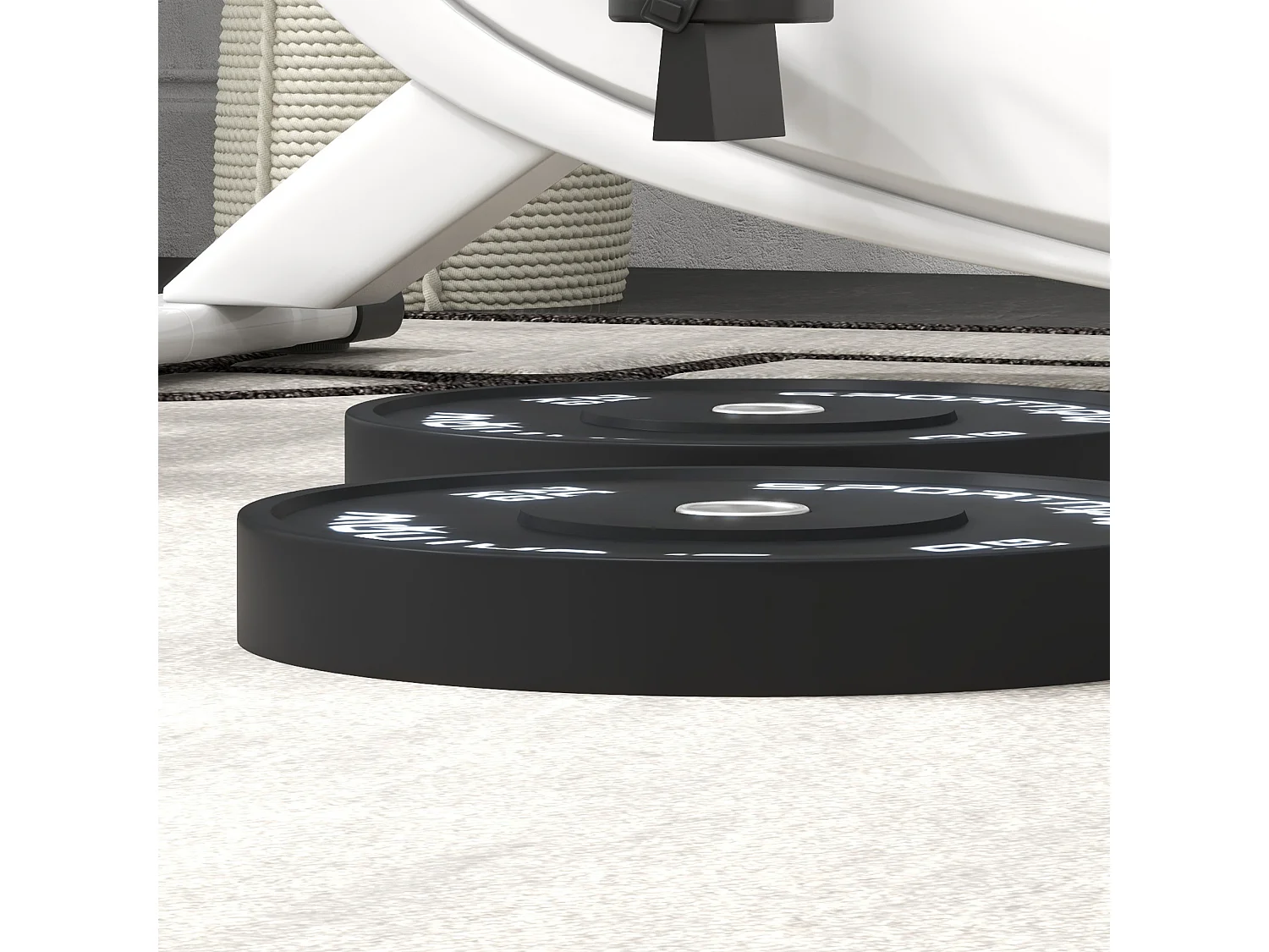 Set 2 dischi palestra da 20kg per bilanciere e manubri con attacco ø5cm