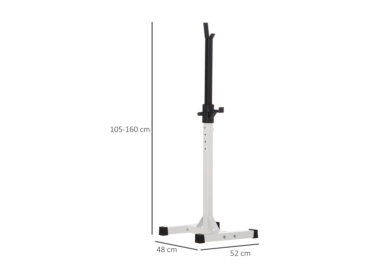 Porta bilanciere universale con altezza regolabile carico max. 150kg