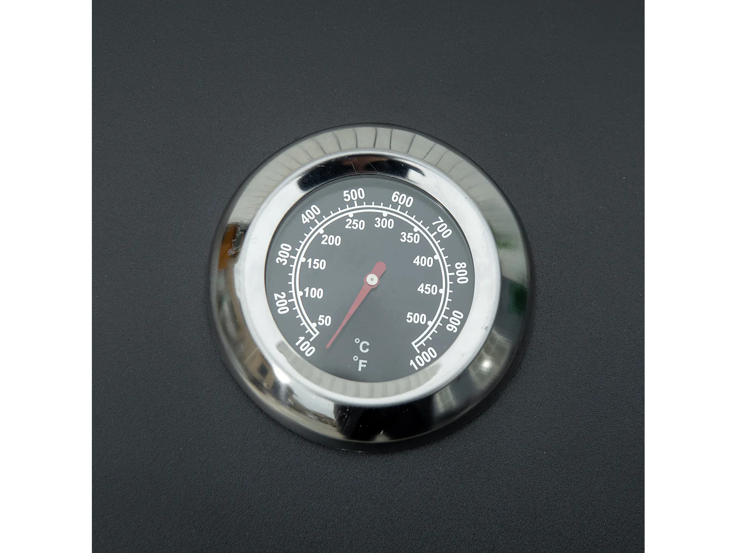 Barbecue a gas pieghevole in acciaio con 2 bruciatori nero