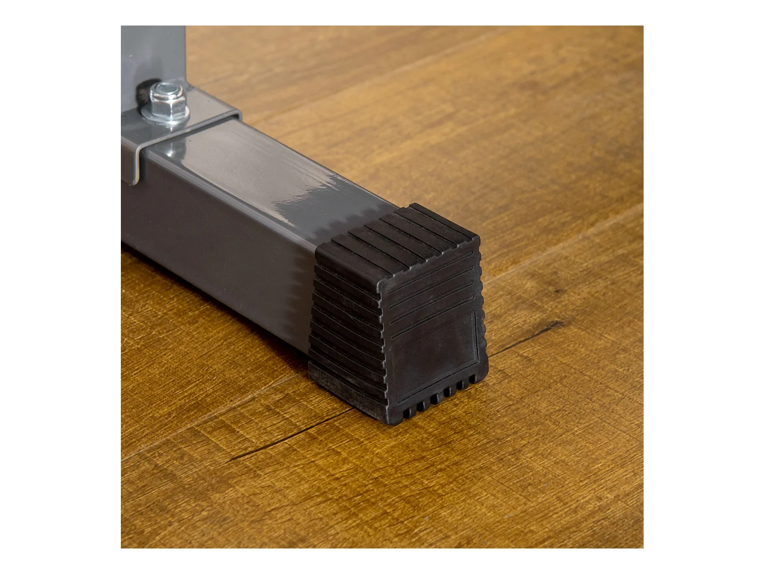 Panca pesi pieghevole e multiuso 8 altezze regolabili in acciaio grigio