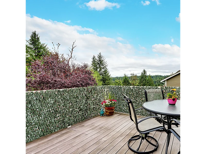 Finta siepe 8 pezzi parete verde recinzione esterni e balcone