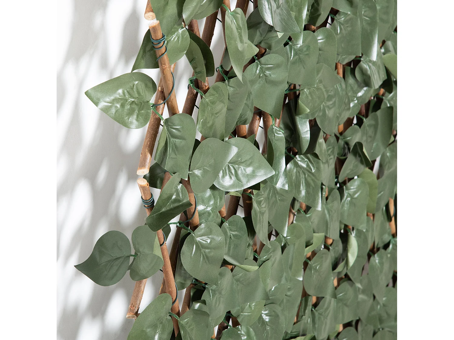 Finta siepe 8 pezzi parete verde recinzione esterni e balcone