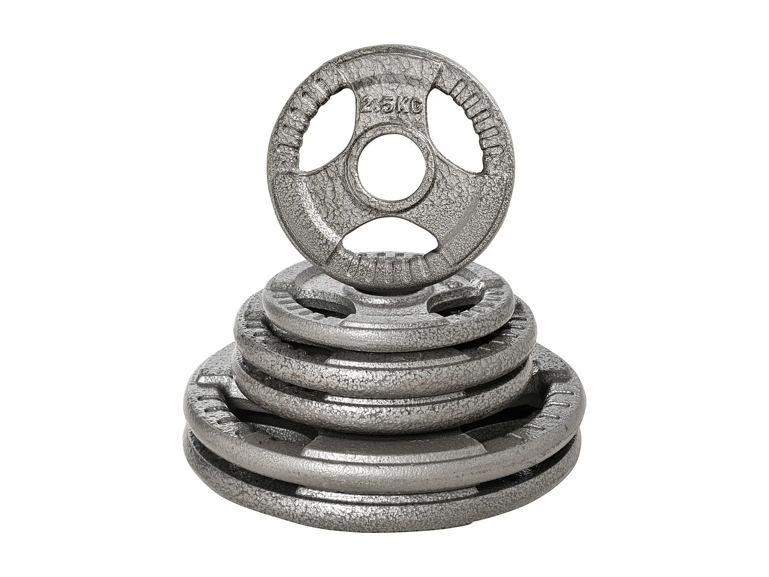 Set 6 dischi pesi da 35kg per bilanciere in acciaio diametro foro փ5.4cm