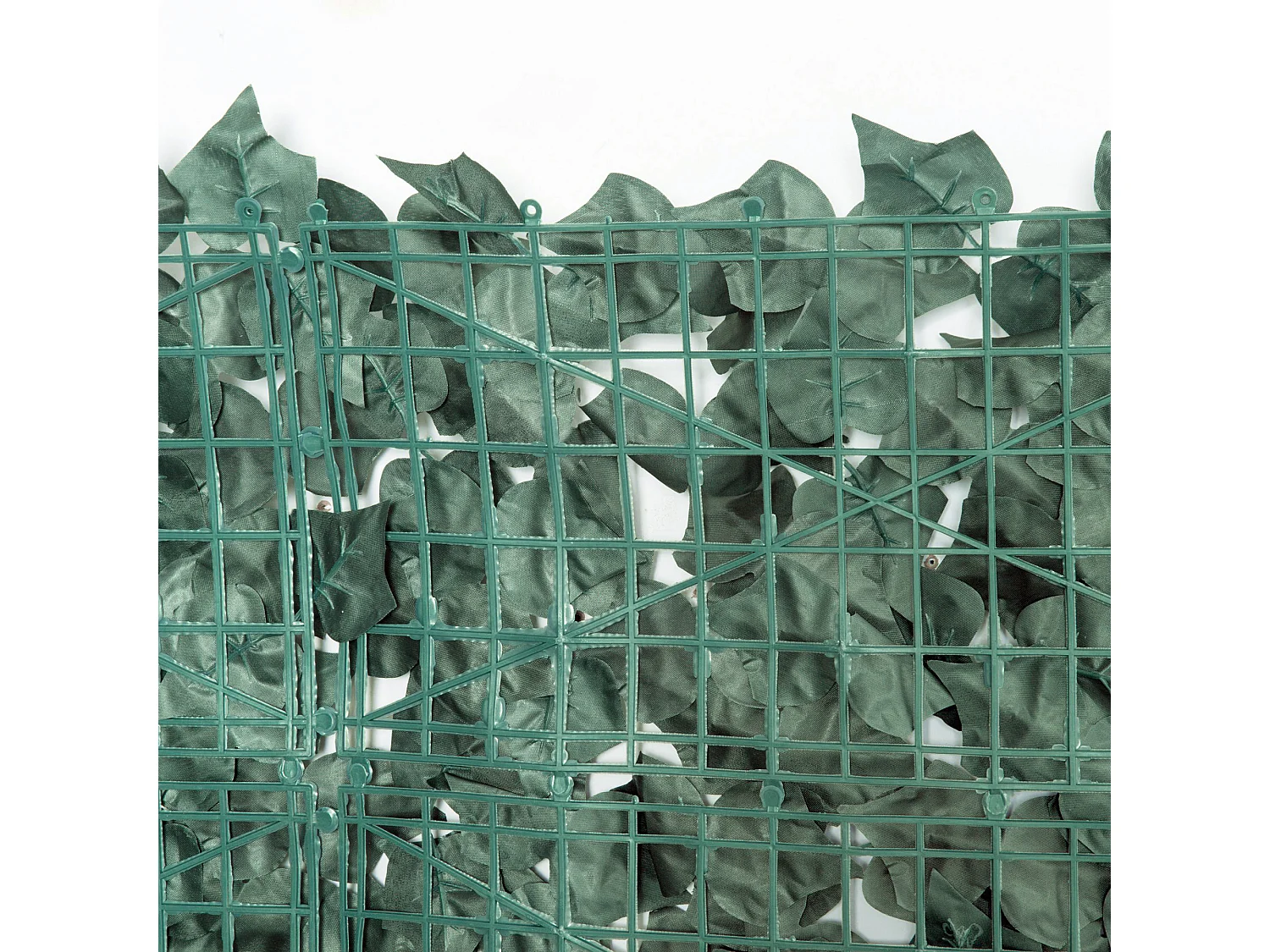 Rotolo di siepe artificiale in pe 240x100cm verde scuro