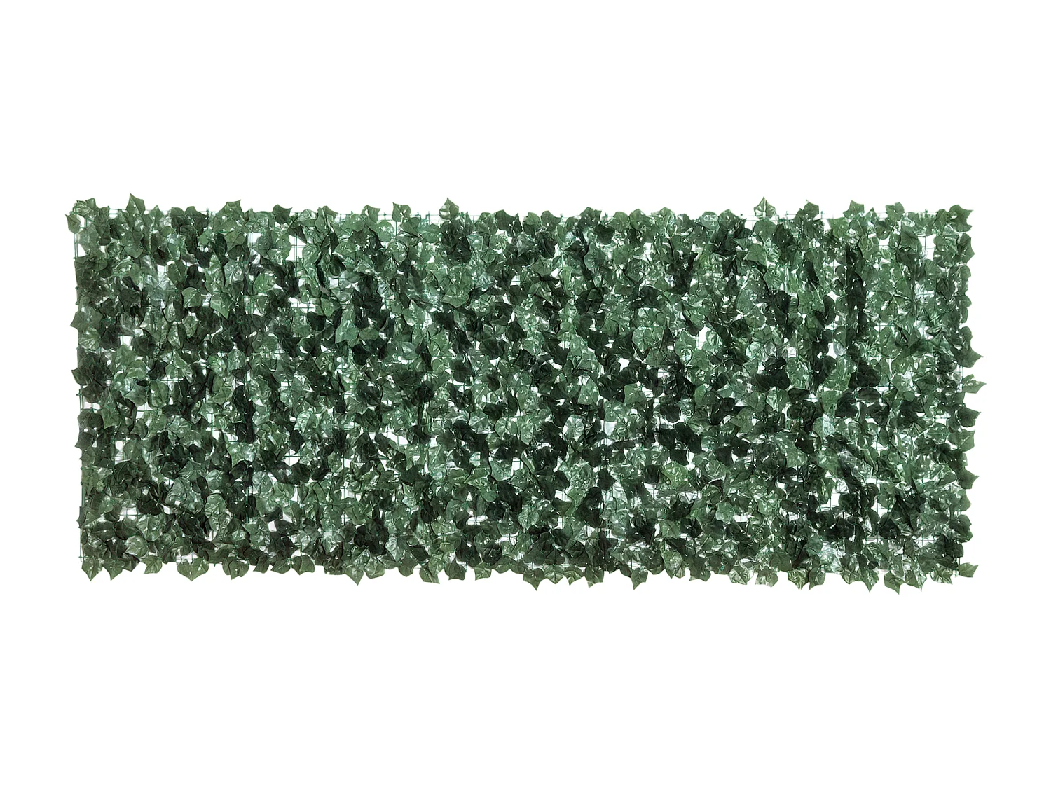Rotolo di siepe artificiale in pe 240x100cm verde scuro