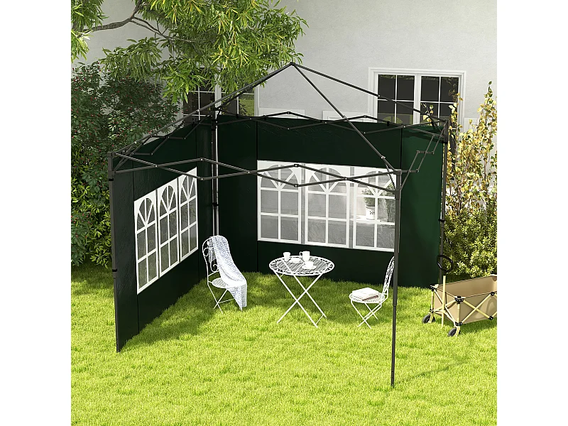 Tenda da sole 3x1.5m telescopica a parete avvolgibile arancione
