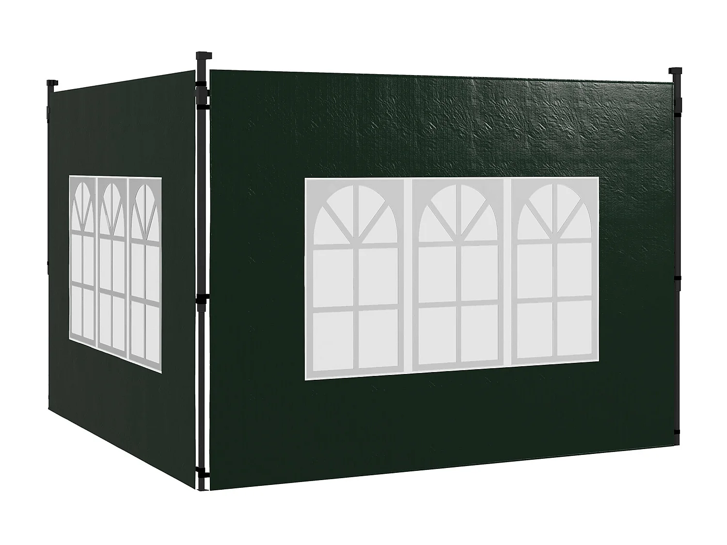 Tenda da sole 3x1.5m telescopica a parete avvolgibile arancione