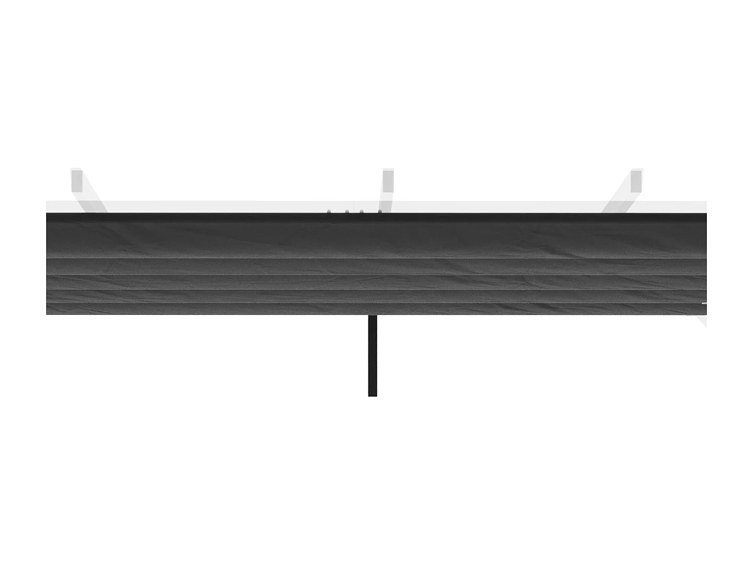 Tenda da sole 3x1.5m telescopica e avvolgibile bianco e blu