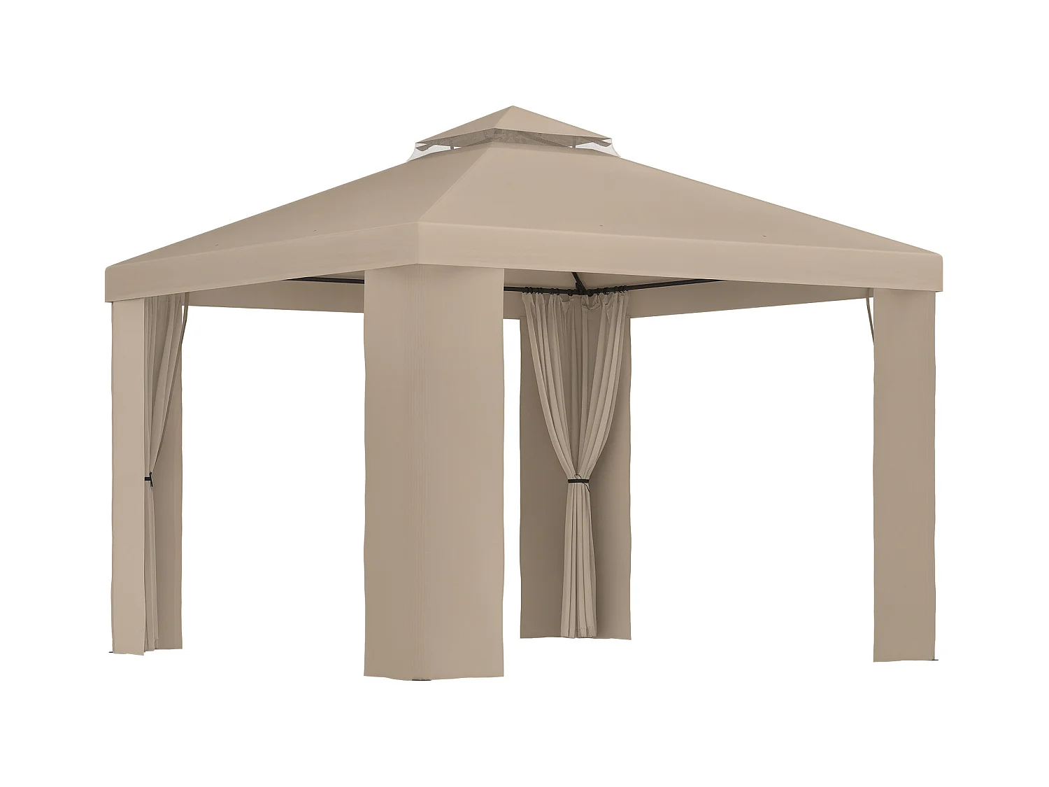 Base per ombrellone riempibile con ruote e maniglia nero