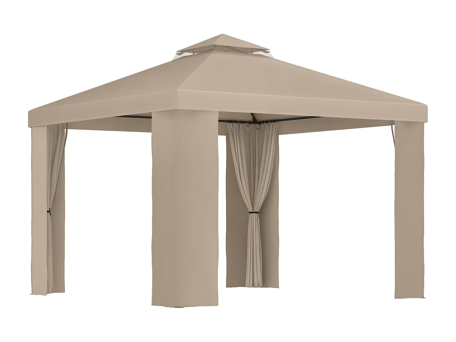 Base per ombrellone riempibile con ruote e maniglia nero