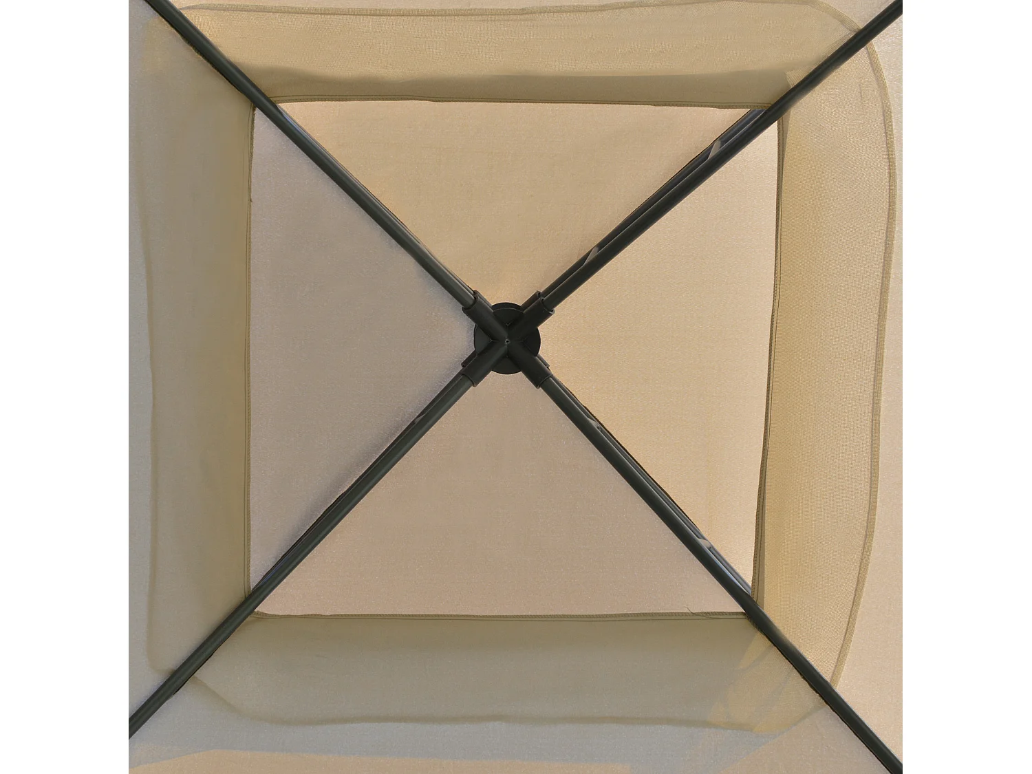 Base per ombrellone riempibile con ruote e maniglia nero