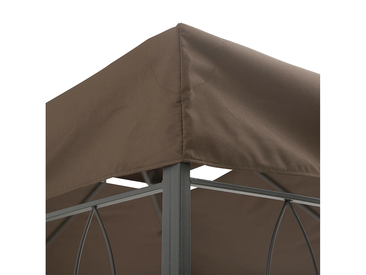 Telo di ricambio per ombrellone da giardino ø3 m e prese d'aria crema