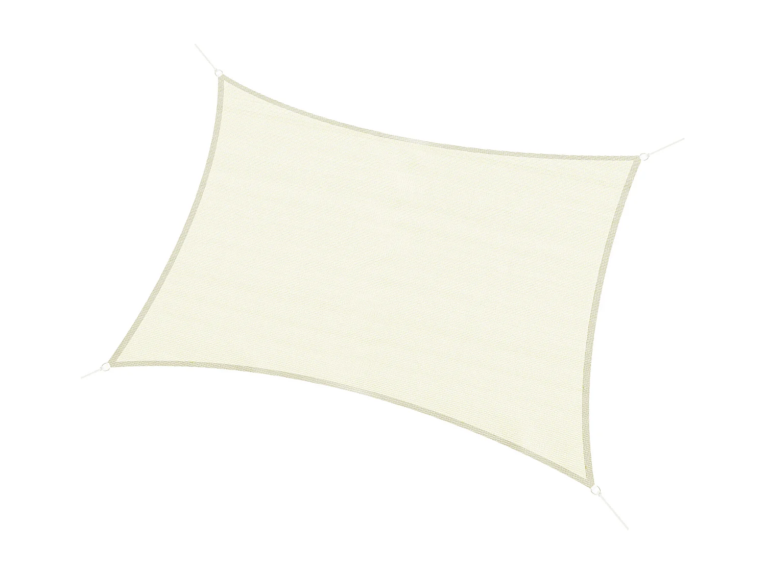 Tenda tendone parasole rettangolare pe crema