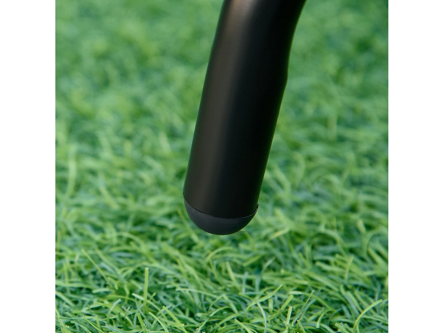 Tavolino da giardino rotondo ripiano vetro struttura metallo