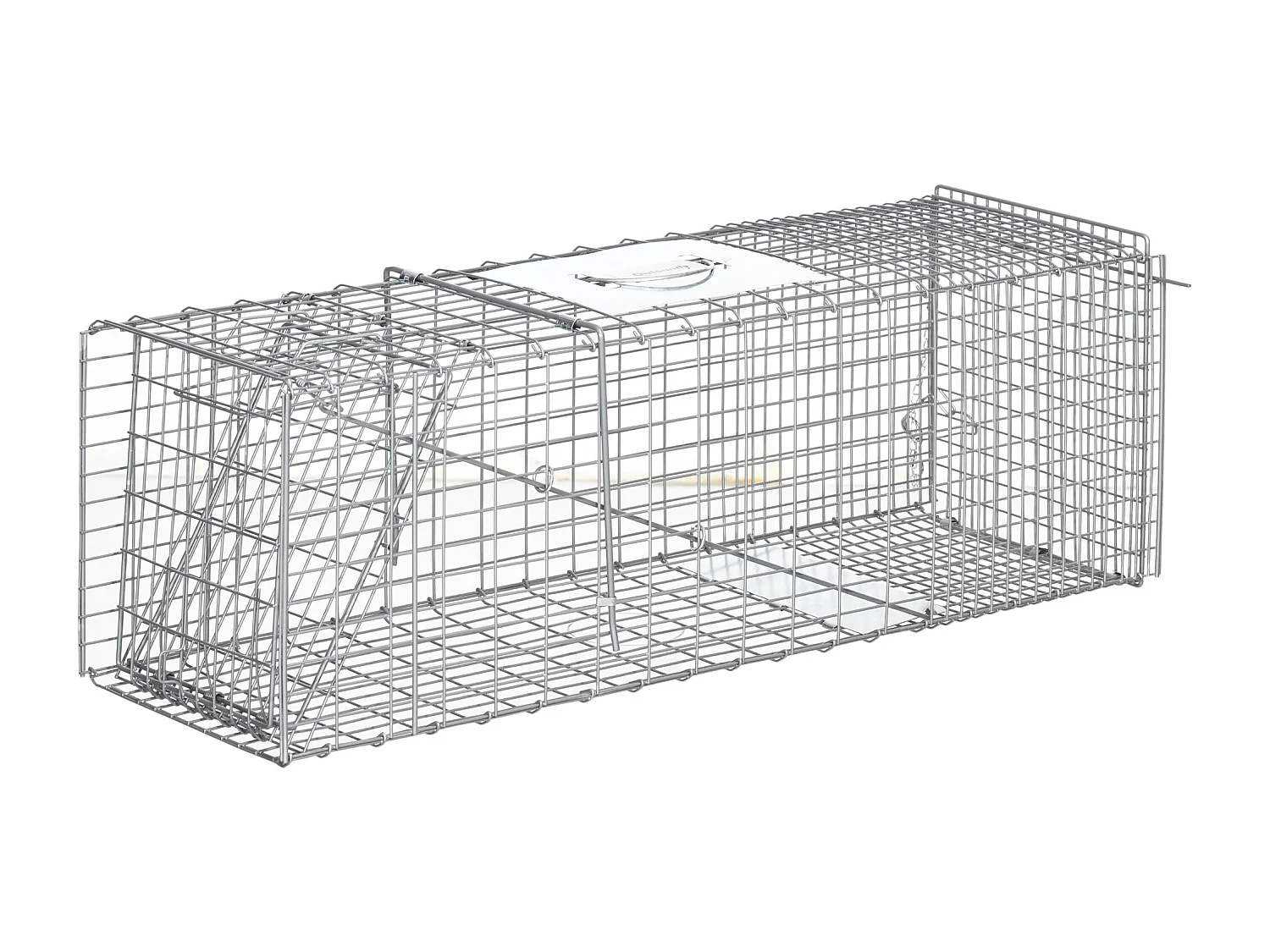 Gabbia trappola per ratti topi e nutrie pieghevole in acciaio