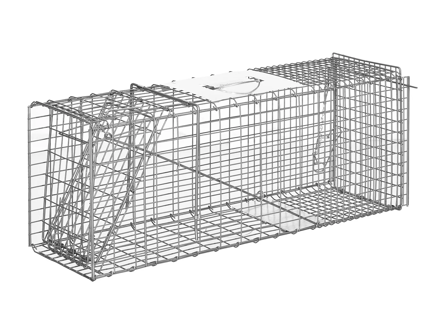 Gabbia trappola per ratti topi e nutrie pieghevole in acciaio