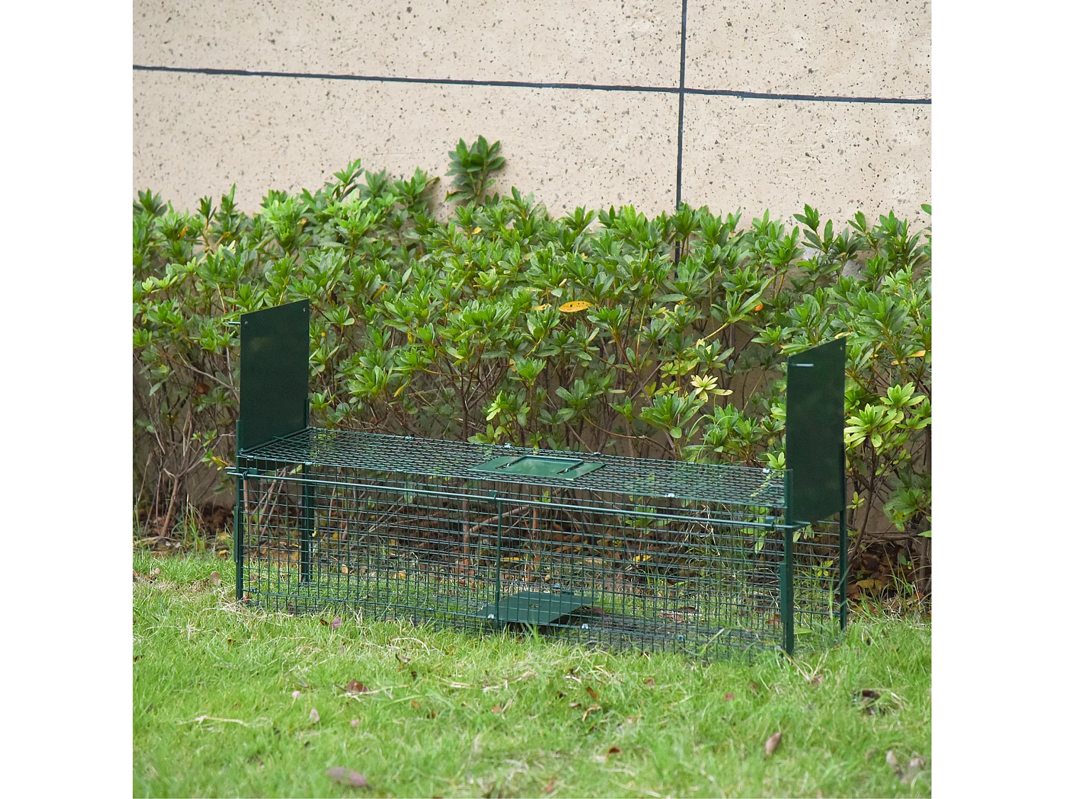 Gabbia trappola per ratti e topi con doppia porta 100x25x28cm