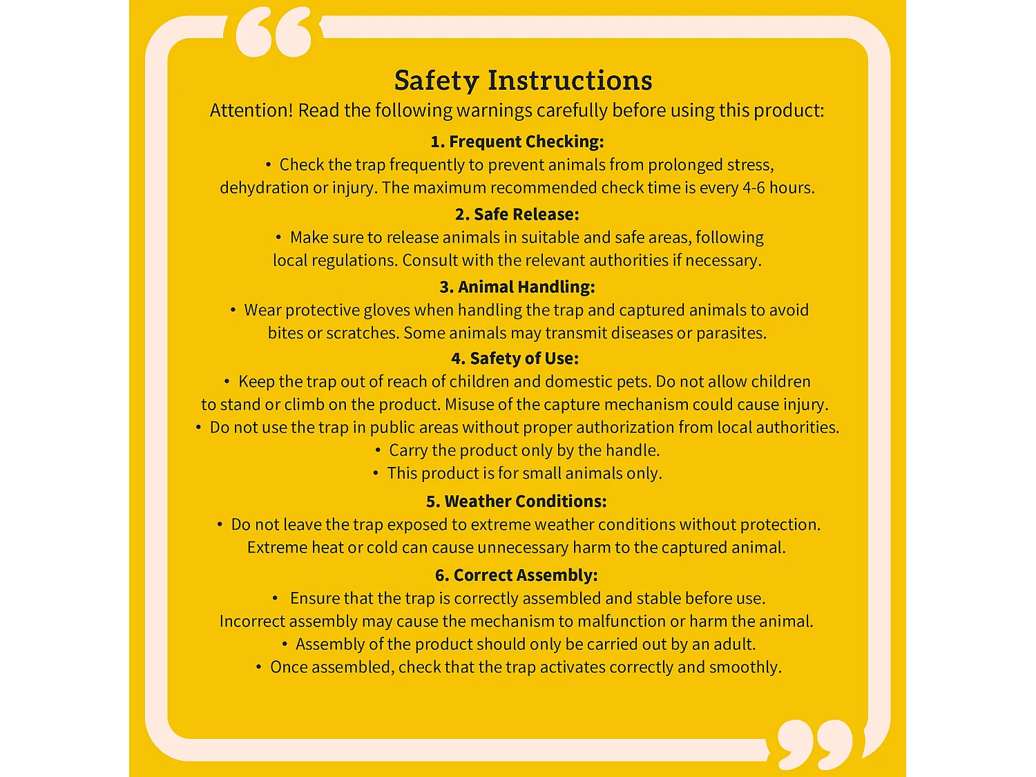 Gabbia trappola per ratti e topi con doppia porta 100x25x28cm