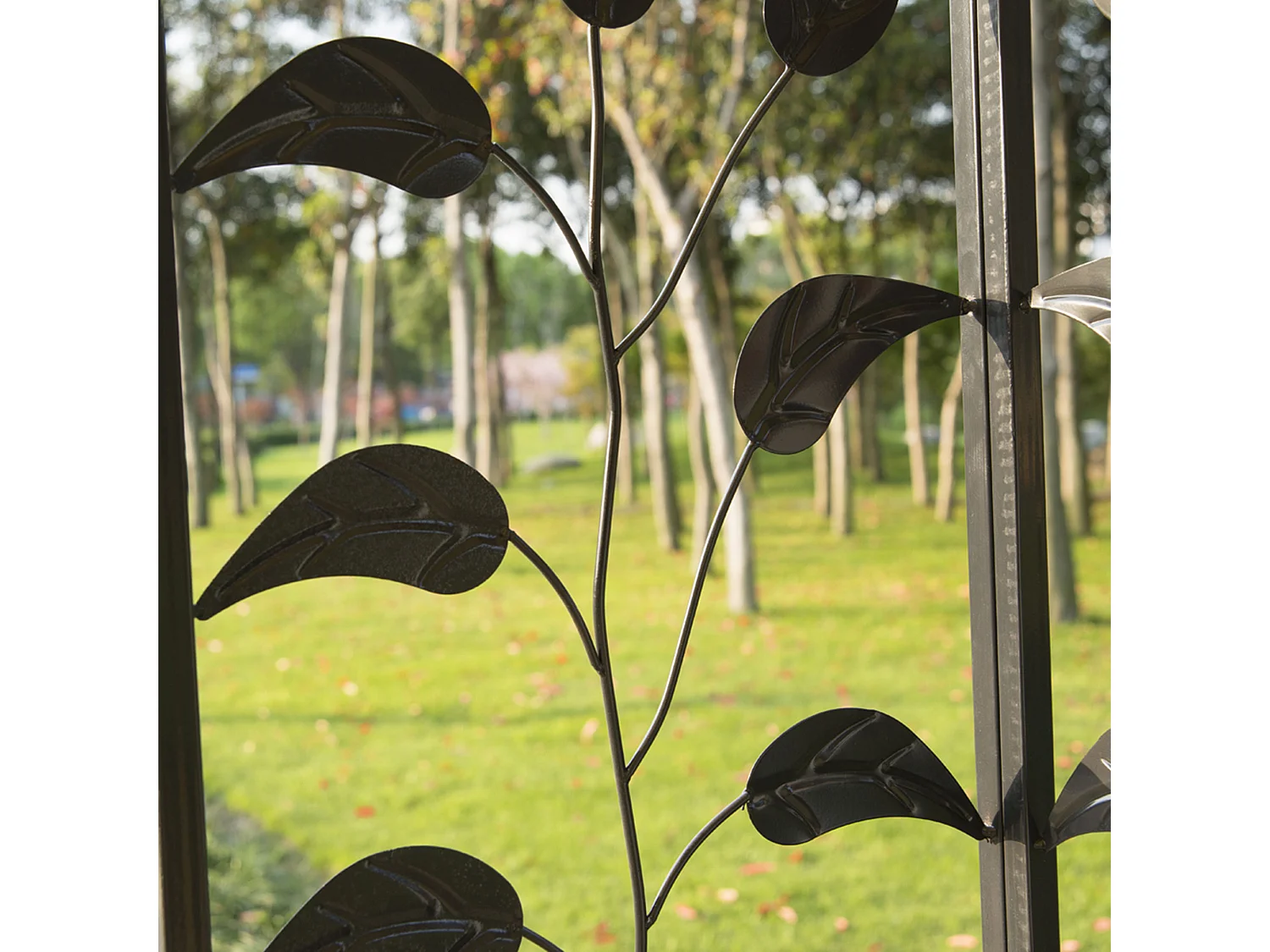 Gazebo da esterno 3x3m con zanzariera e telaio in acciaio