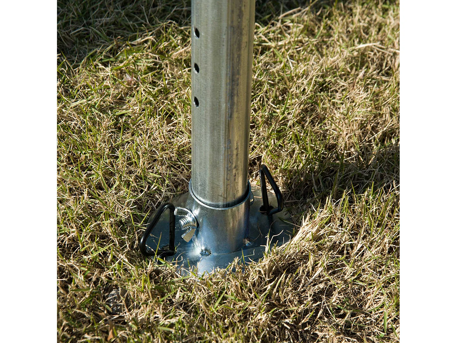 Gazebo da giardino 8x4m con pareti rimovibili e 8 finestre