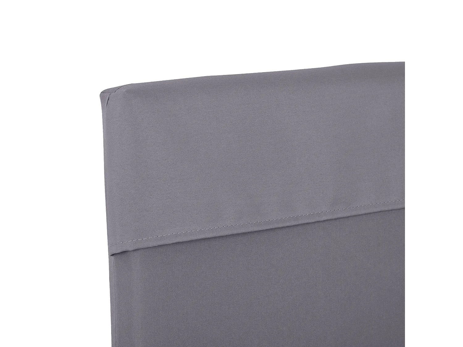 Cuscini da esterno dondolo da giardino 3 posti 2 pz grigio