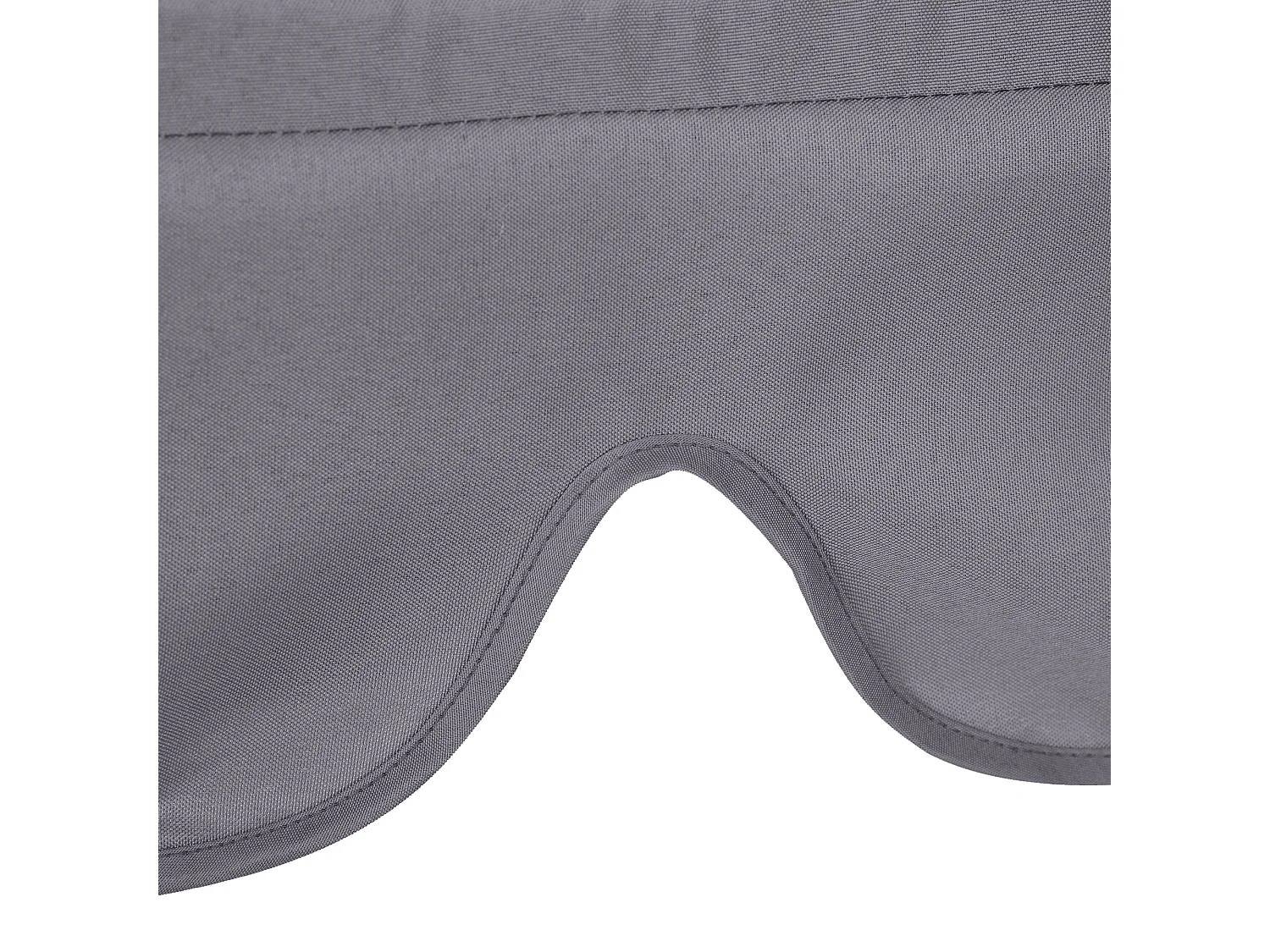 Cuscini da esterno dondolo da giardino 3 posti 2 pz grigio