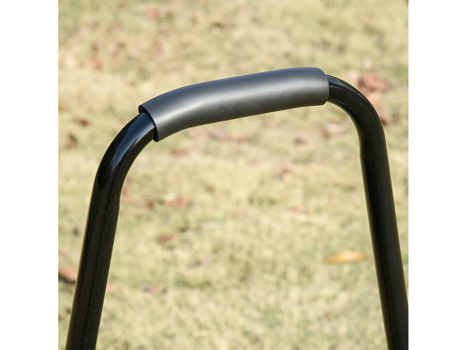 Rullo per prato da 30l di capacità in metallo verde scuro