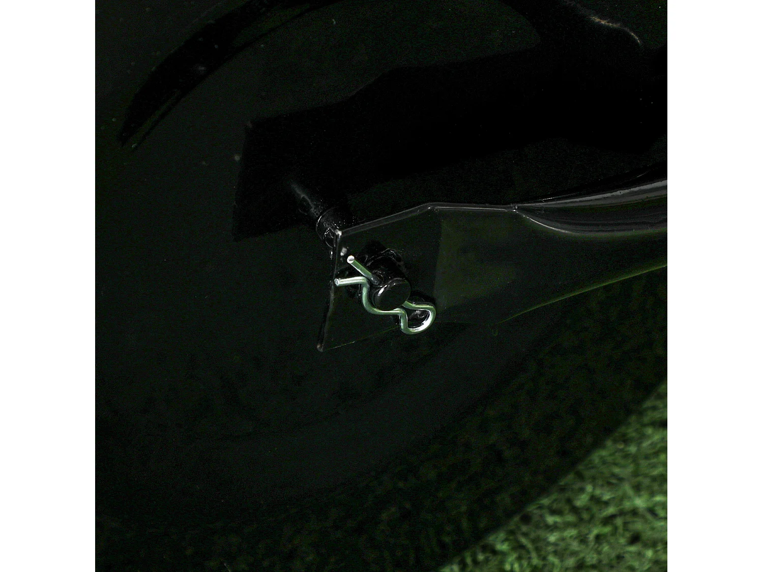 Rullo da giardino ø32x50 cm in metallo nero con serbatoio da 38l max